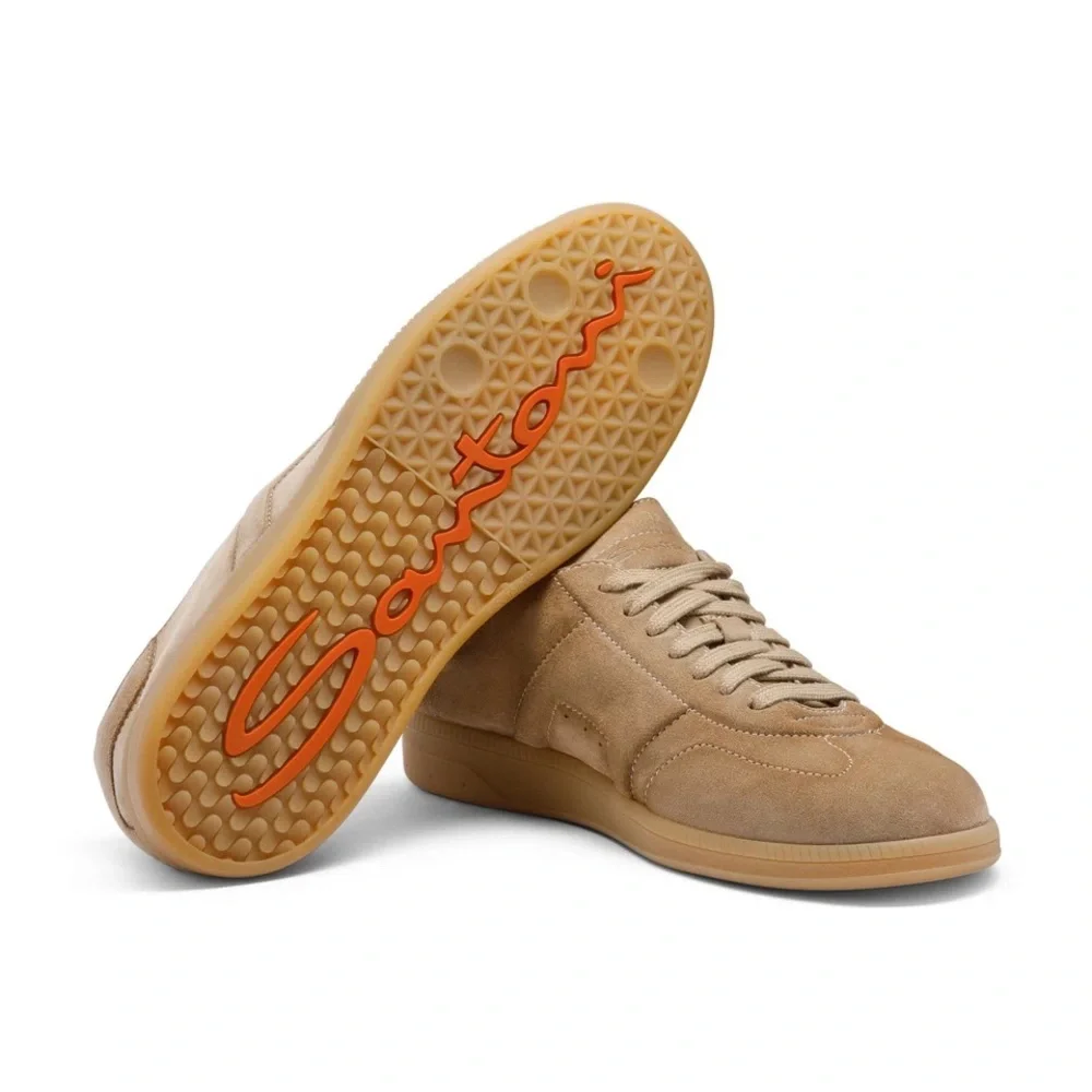 SANTONI Beige Sneakers - Picture 1 of 11